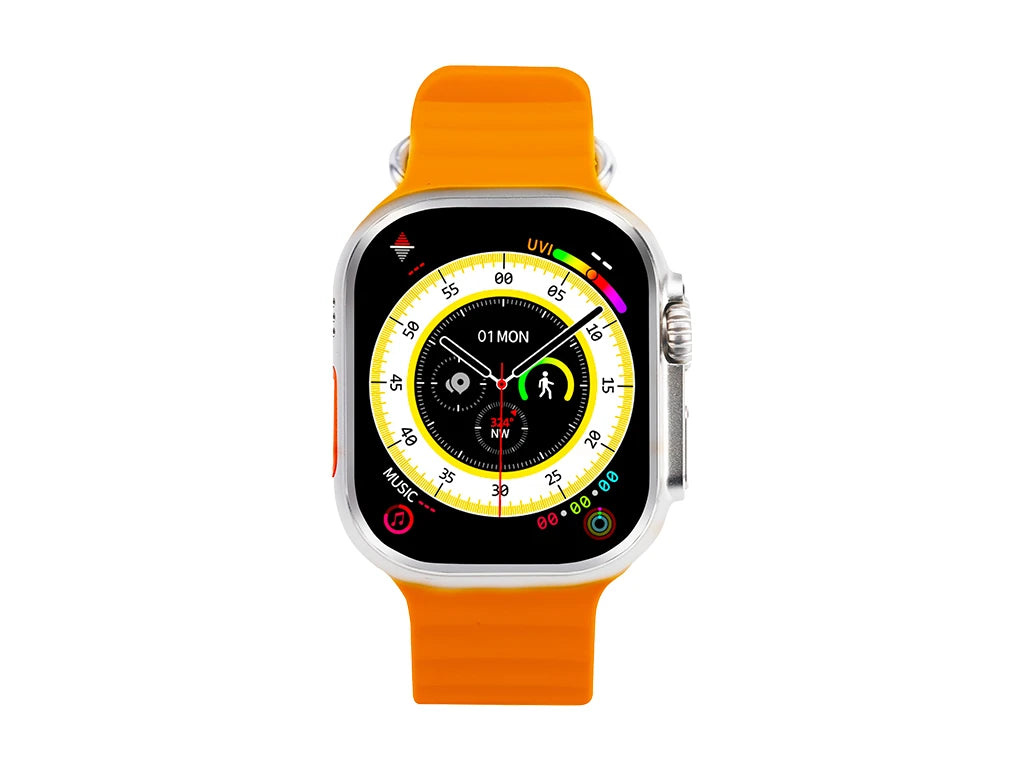 H'Maston H12 Ultra SE Relógio Inteligente Masculino Bluetooth Preto