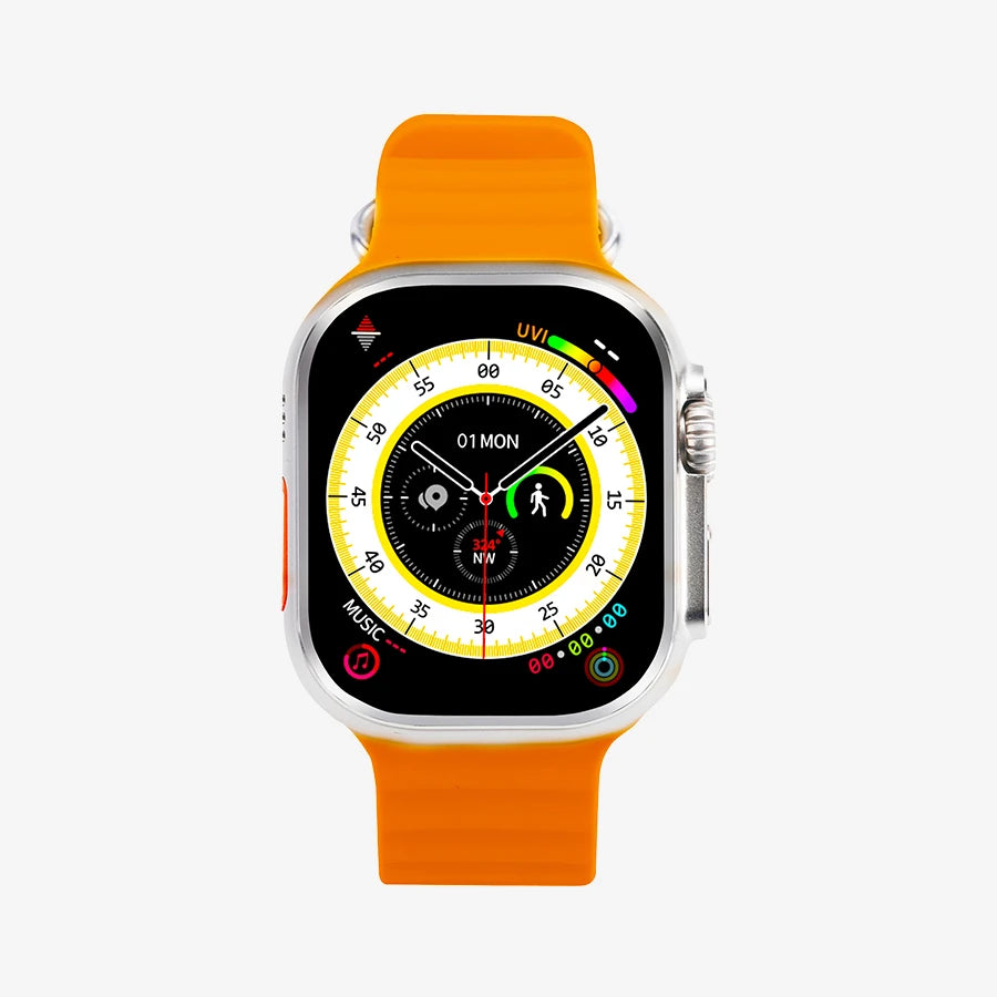 H'Maston H12 Ultra SE Relógio Inteligente Masculino Bluetooth Preto