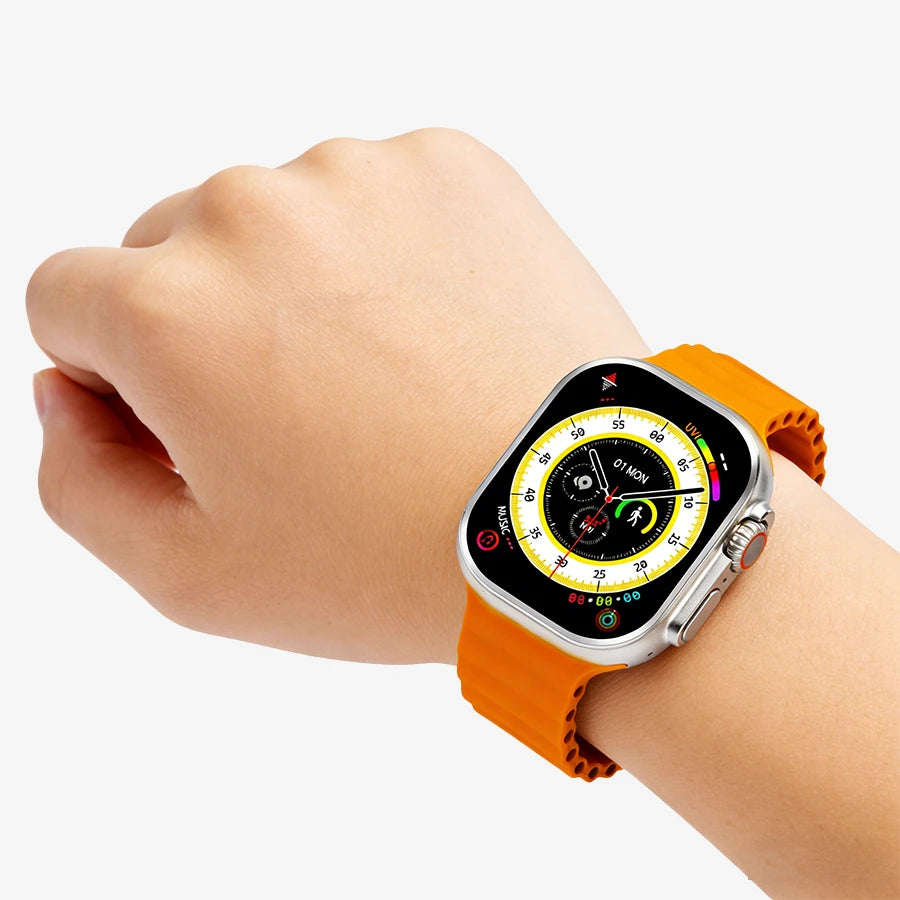 H'Maston H12 Ultra SE Relógio Inteligente Masculino Bluetooth Preto