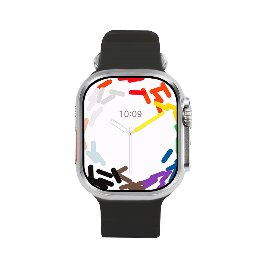 H'Maston H12 Ultra SE Relógio Inteligente Masculino Bluetooth Preto