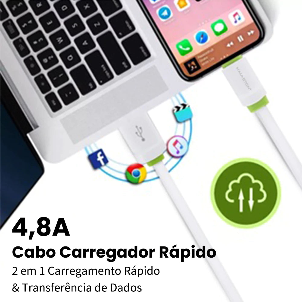 H'Maston H136 Cabo de Carga Rápida 2m/3m - Eleadermall
