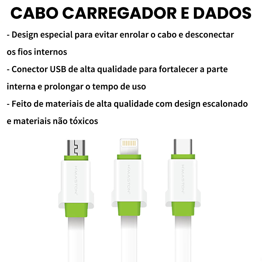 H'Maston H136 Cabo de Carga Rápida 2m/3m - Eleadermall