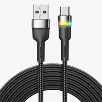 H'Maston HB03 Cabo USB 4.1A com Luz RGB - Eleadermall