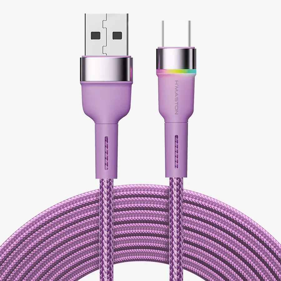 H'maston HB04 Cabo Lightning 2m, 4.1A, RGB Light - Eleadermall