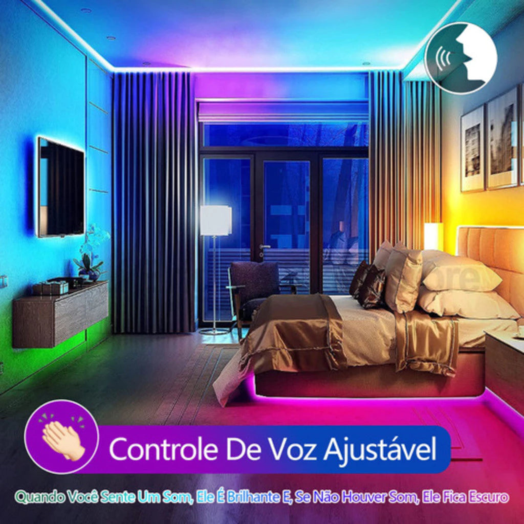 H'Maston HFT03 Fita LED RGB 5m - Iluminação Decorativa Flexível