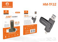 H'Maston HM-TF32 PenDrive OTG 32GB USB-C e USB-A Rápido