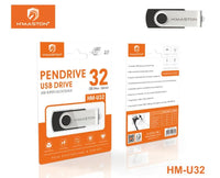 H'maston HM-U32 Pen Drive 32GB USB 3.0 Alta Velocidade