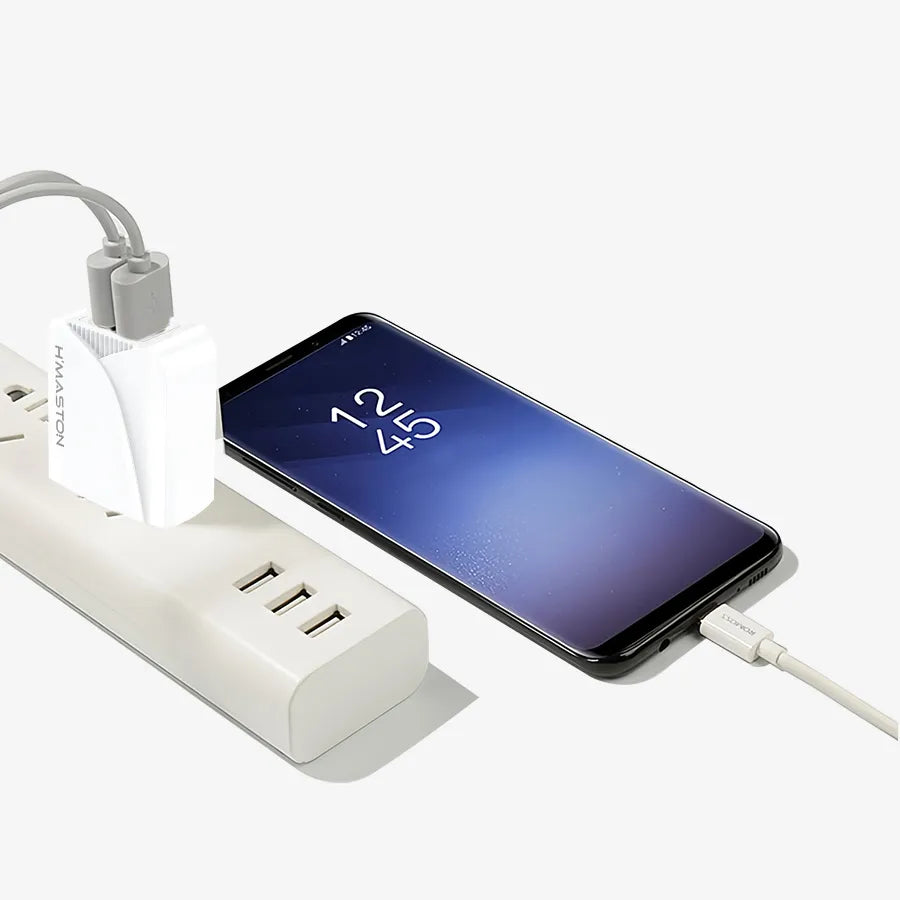 H'Maston HM20 Carregador Turbo Rápido 2 USB - Eleadermall