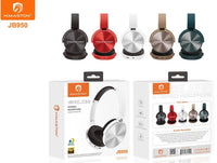 H'MASTON JB950 Fone Bluetooth On Ear Sem Fio com Rádio FM