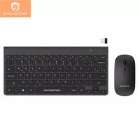 H'Maston JP102 Kit Teclado e Mouse Sem Fio Slim Silencioso