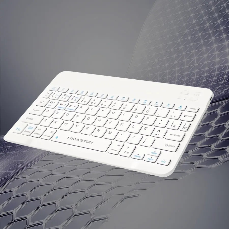 H'Maston JP104 Teclado Bluetooth - Slim e Portátil para Todos!