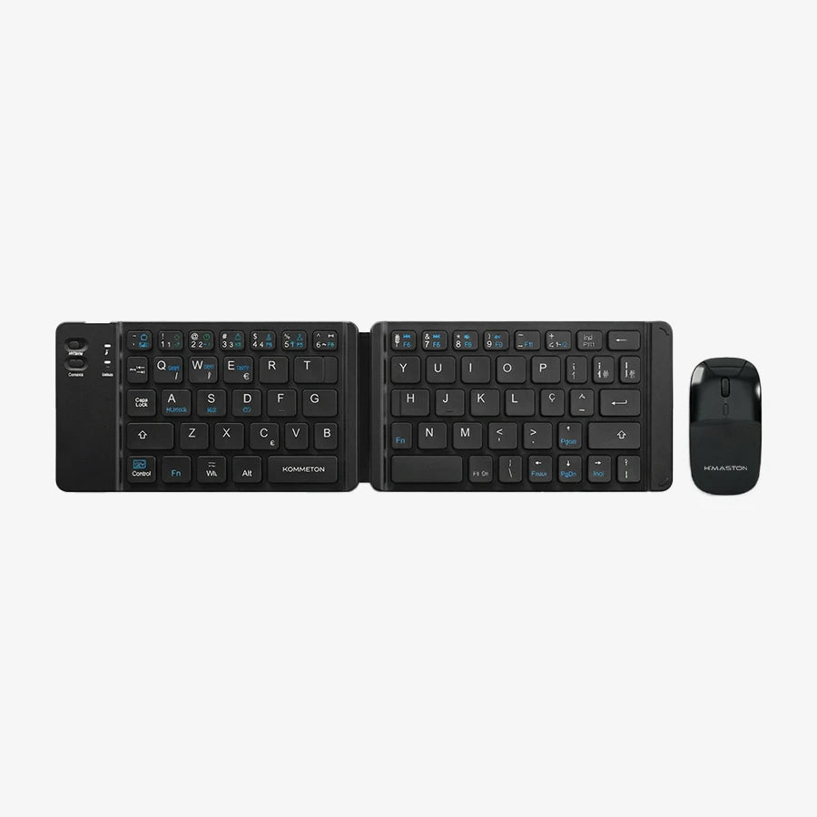 H'Maston JP107 Kit Teclado e Mouse Bluetooth Dobrável