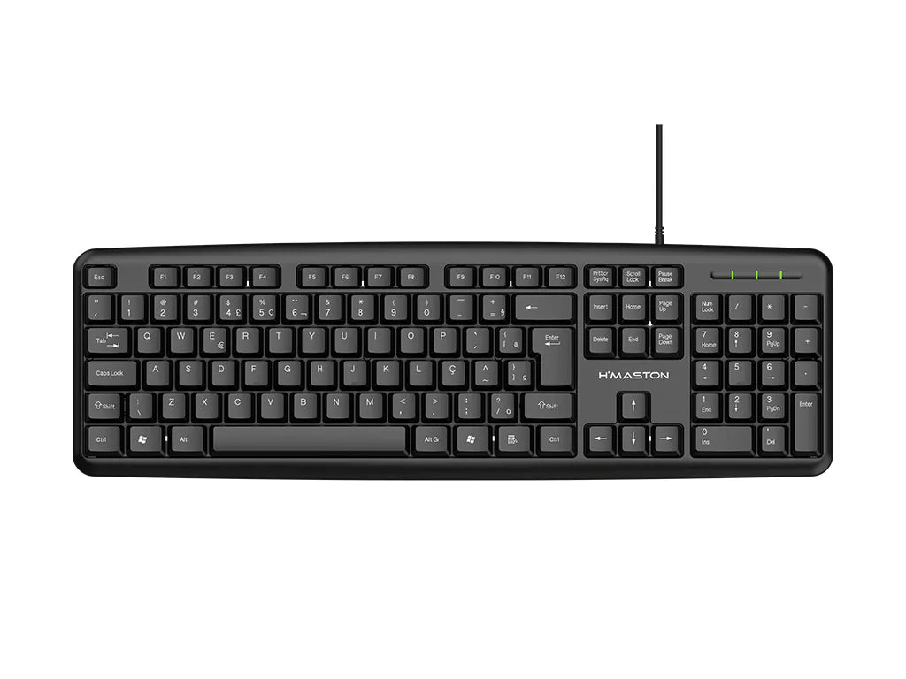 H'Maston K816 Teclado Prova D'Água USB Português