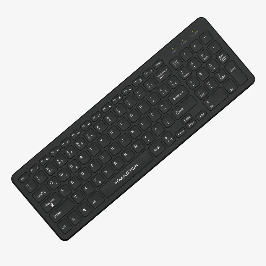 H'Maston KB520 Teclado e Mouse Sem Fio Slim - Praticidade e Conforto