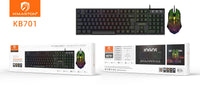 H'Maston KB701 Kit Gamer Teclado e Mouse Brilhante e Eficiente