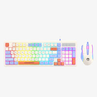 H'Maston KB717 Teclado e Mouse Gamer RGB USB