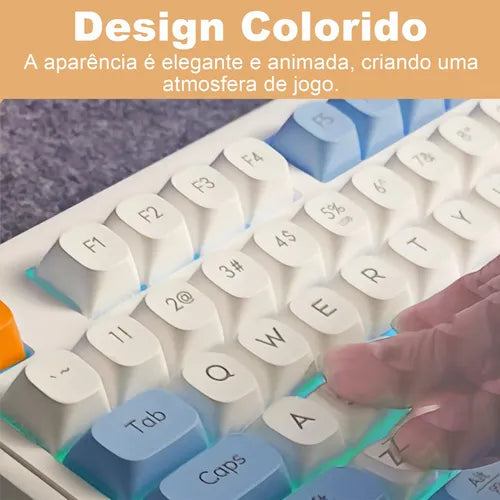H'Maston KB717 Teclado e Mouse Gamer RGB USB - Eleadermall