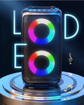 H'Maston KTS-1265 Caixa de Som Bluetooth Portátil com RGB