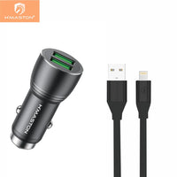 H'Maston L01 Carregador Veicular 2USB 4.8A Turbo - Eleadermall
