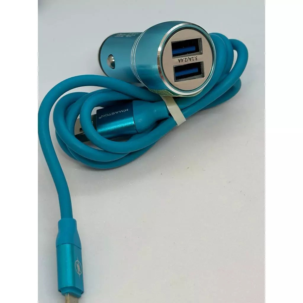 H'Maston L01 Carregador Veicular 2USB 4.8A Turbo - Eleadermall