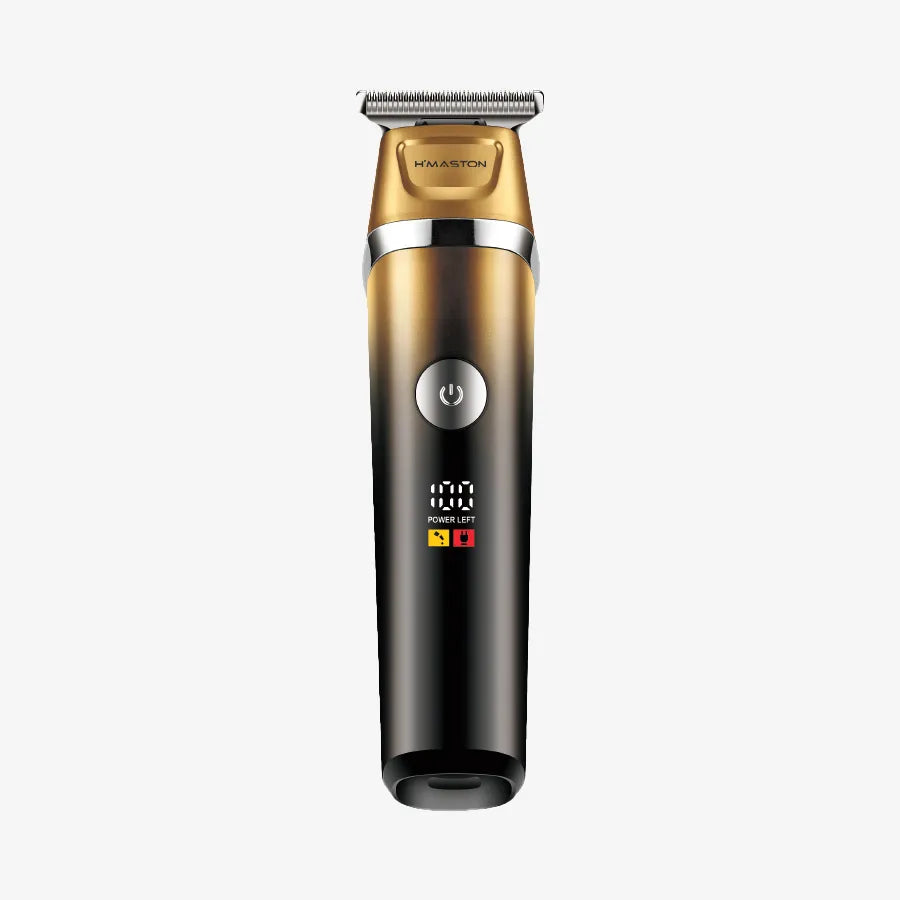 H'Maston LFJ06 Máquina de Corte de Cabelo Profissional - Aço Inox e Cerâmica