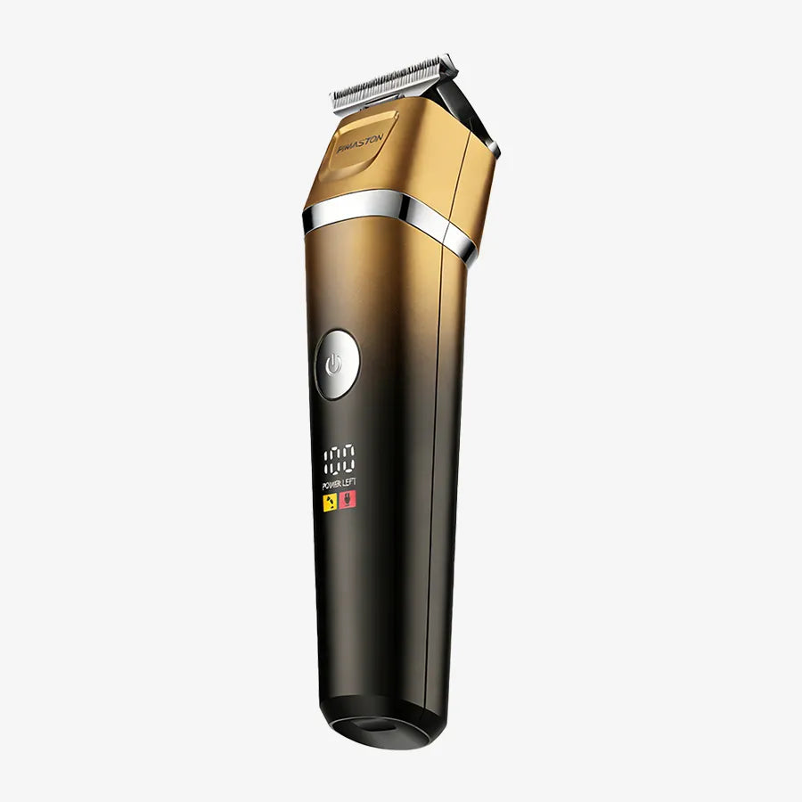 H'Maston LFJ06 Máquina de Corte de Cabelo Profissional - Aço Inox e Cerâmica