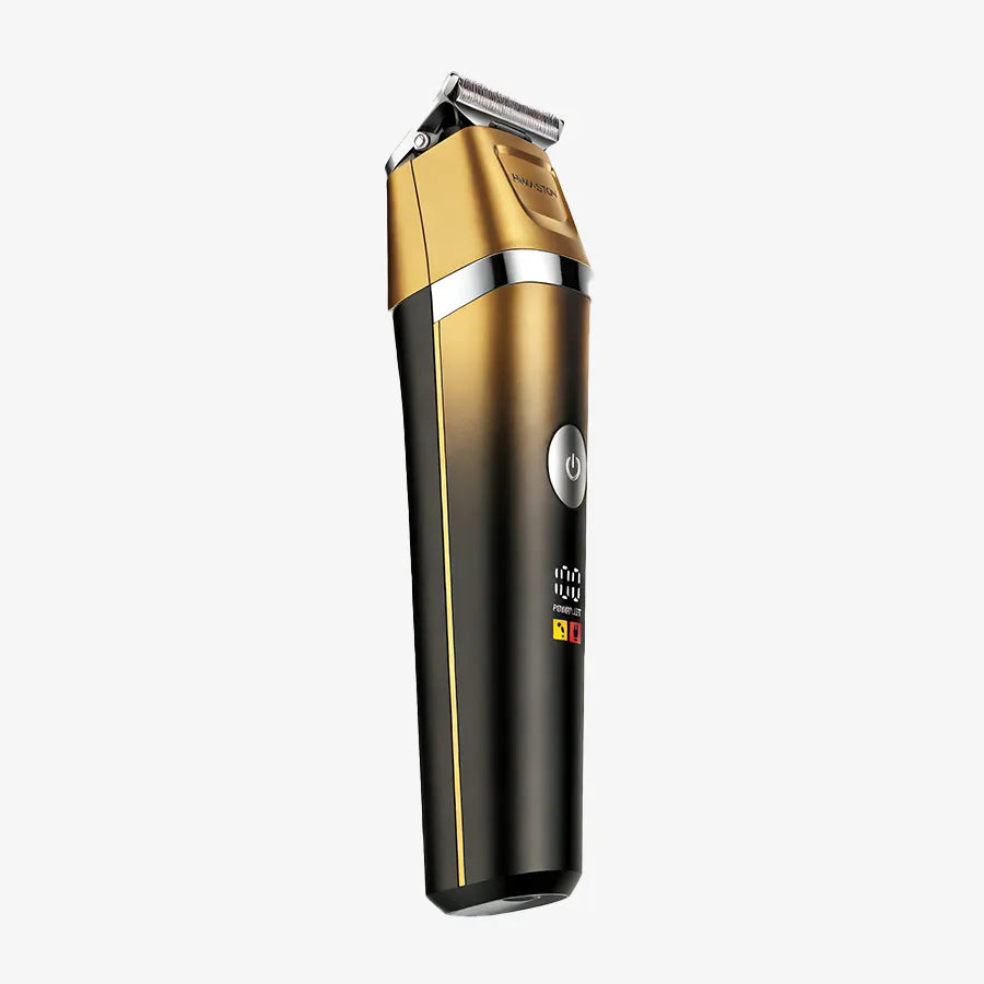 H'Maston LFJ06 Máquina de Corte de Cabelo Profissional - Aço Inox e Cerâmica