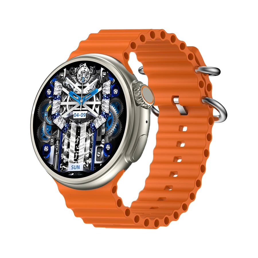 H'Maston LG60 Ultra Smartwatch Monitoramento e GPS Preto