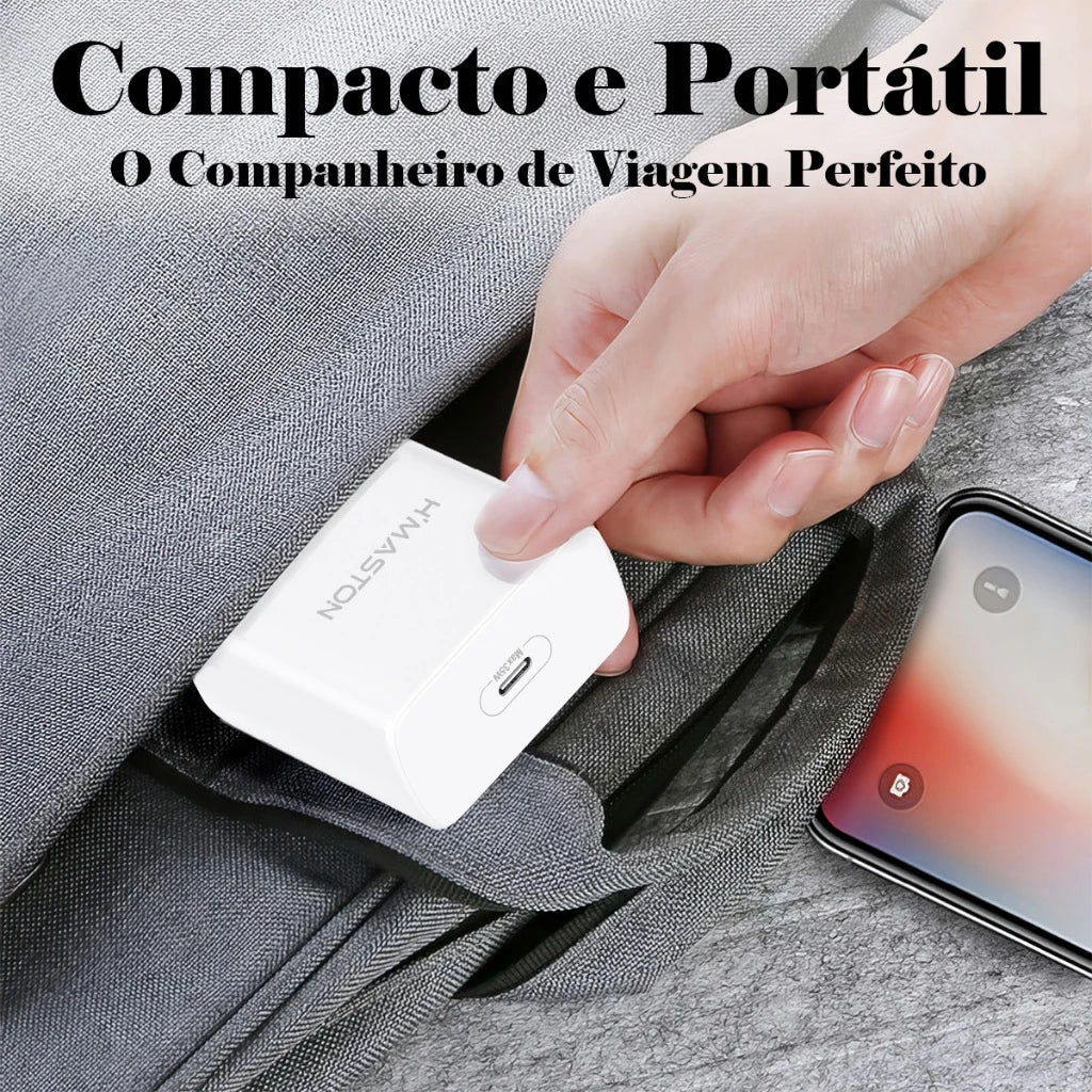 H'Maston LR15 Carregador Turbo 35W USB-C Rápido - Eleadermall