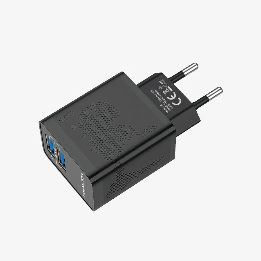 H'Maston LR12 Turbo Carregador com 2 Portas USB - Eleadermall