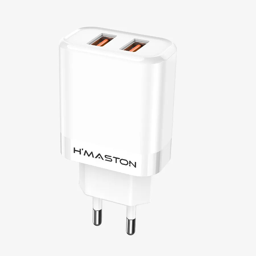 H'Maston LR24 Carregador Rápido 2 Portas USB - Eleadermall