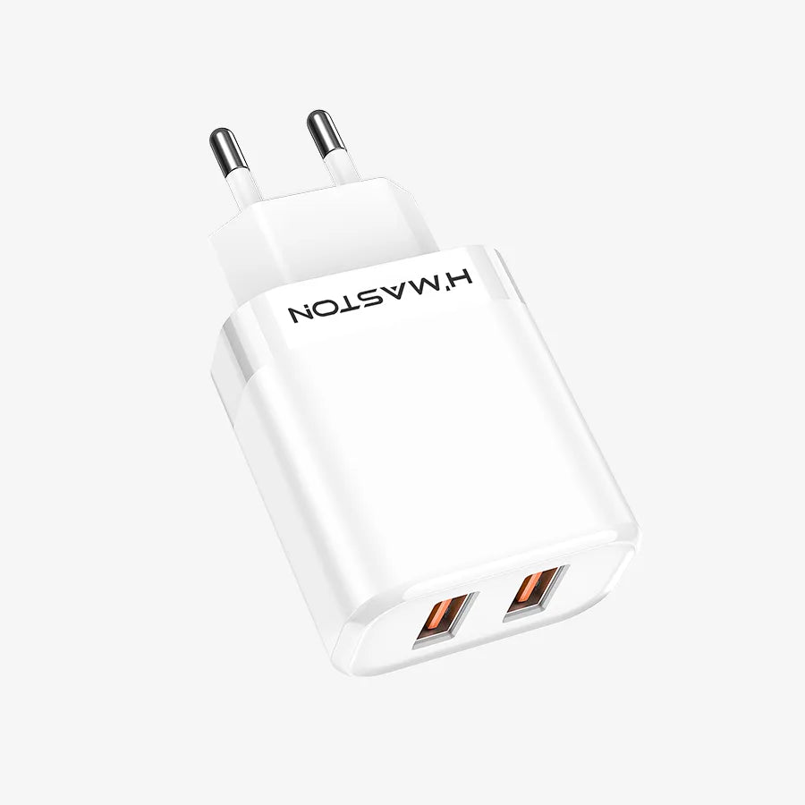 H'Maston LR24 Carregador Rápido 2 Portas USB