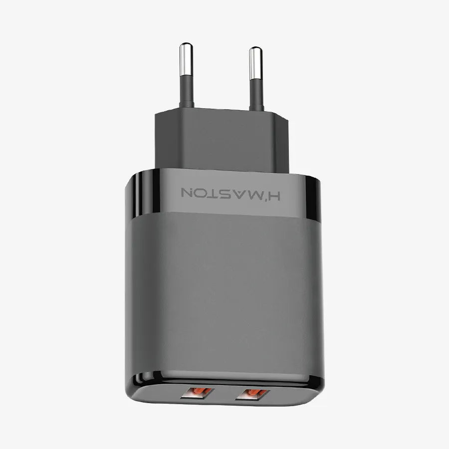 H'Maston LR24 Carregador Rápido 2 Portas USB - Eleadermall