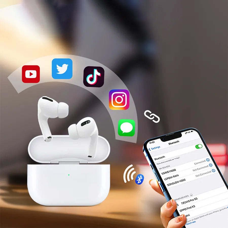 H'Maston LY13 Fone Bluetooth TWS Intra-Auricular - Eleadermall