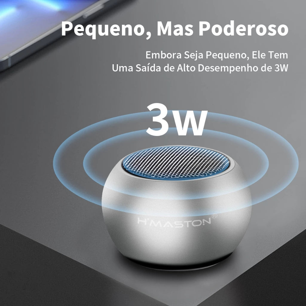 H'Maston M3 Caixa de Som Bluetooth Potente - Eleadermall