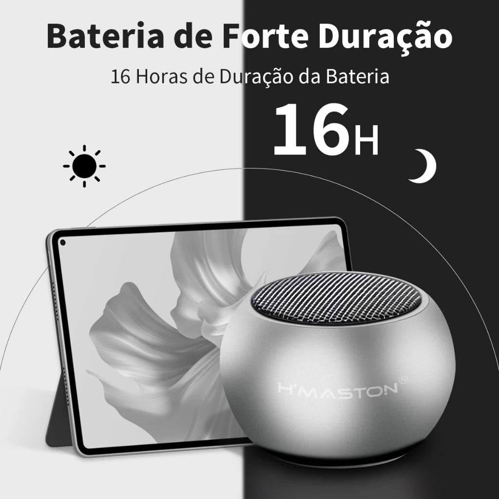 H'Maston M3 Caixa de Som Bluetooth Potente - Eleadermall