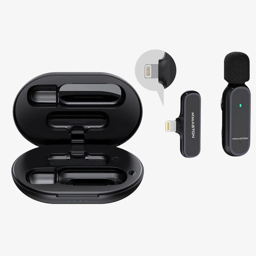 H'Maston MK05 / MK06 Microfone Sem Fio para Gravação Pro - Eleadermall