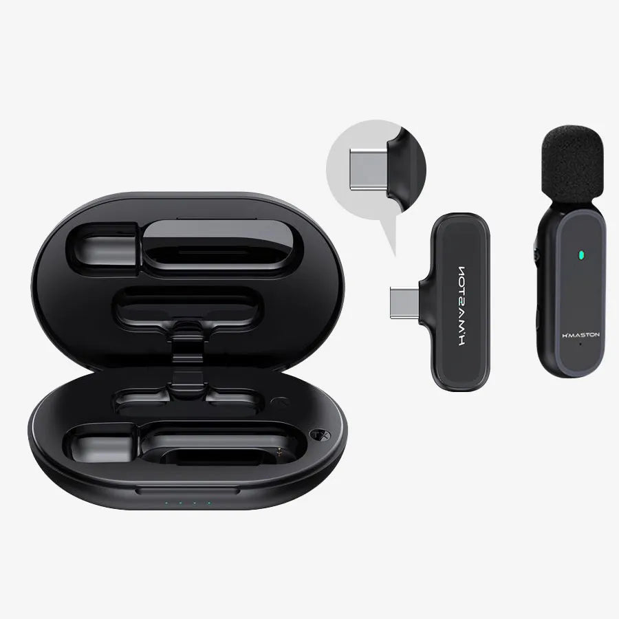 H'Maston MK05 / MK06 Microfone Sem Fio para Gravação Pro - Eleadermall