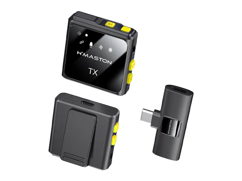 H'Maston MK11 / MK12 Microfones Tipo-C e Lightning para Celular