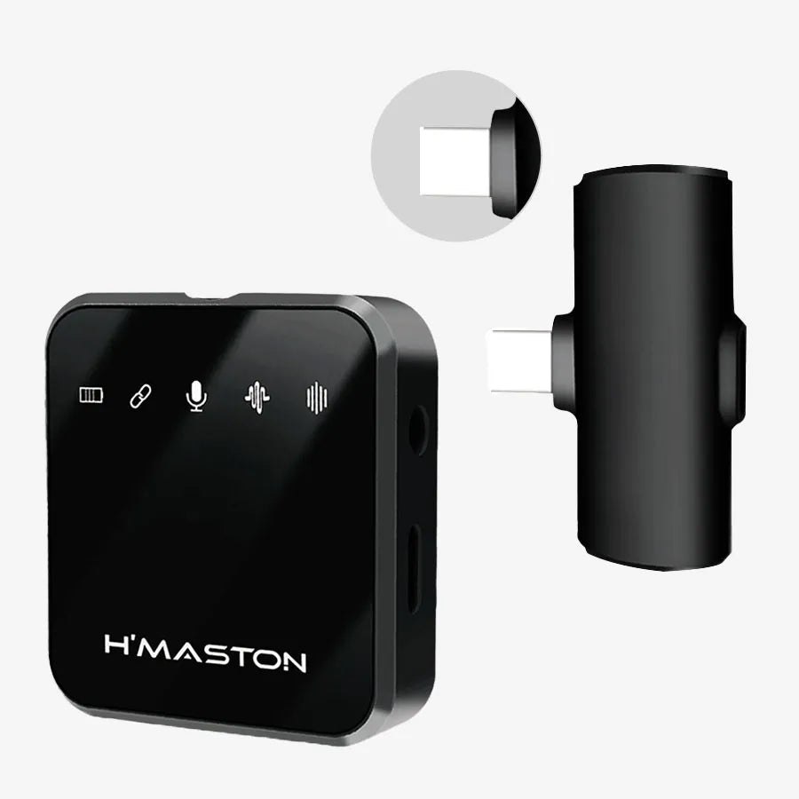 H'Maston MK13 / MK14 Microfone Bluetooth Sem Fio para Celular - Eleadermall