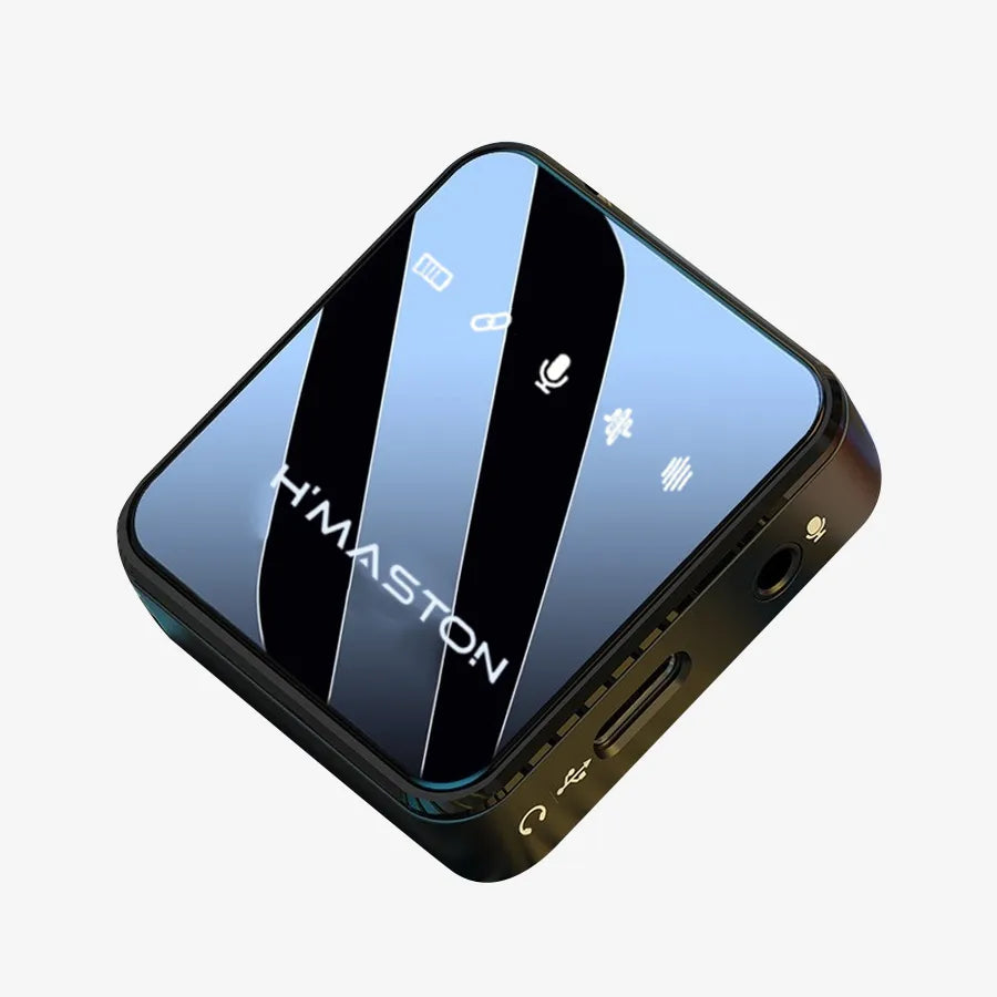 H'Maston MK15 / MK16 Microfone Sem Fio Tipo-C / Lightning - Eleadermall