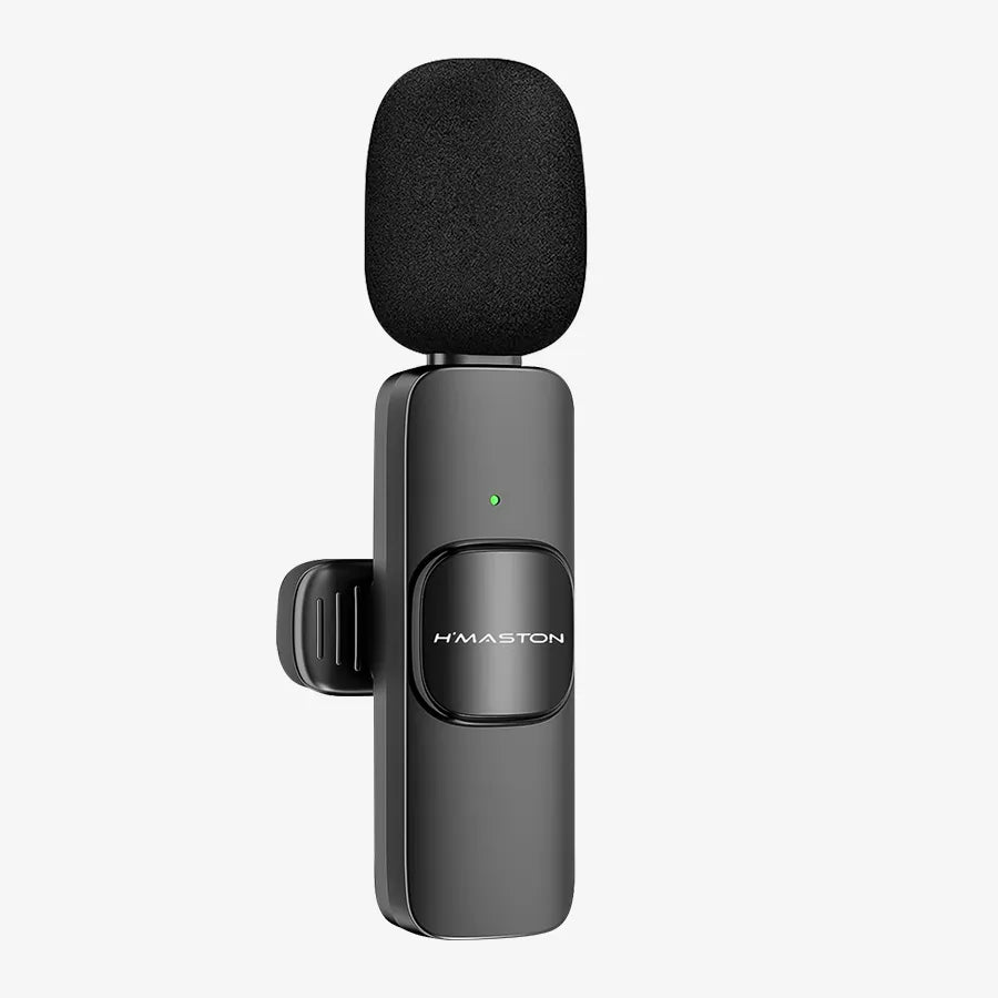 H'Maston MK17 Microfone Lapela Sem Fio Tipo-C e iPhone - Eleadermall