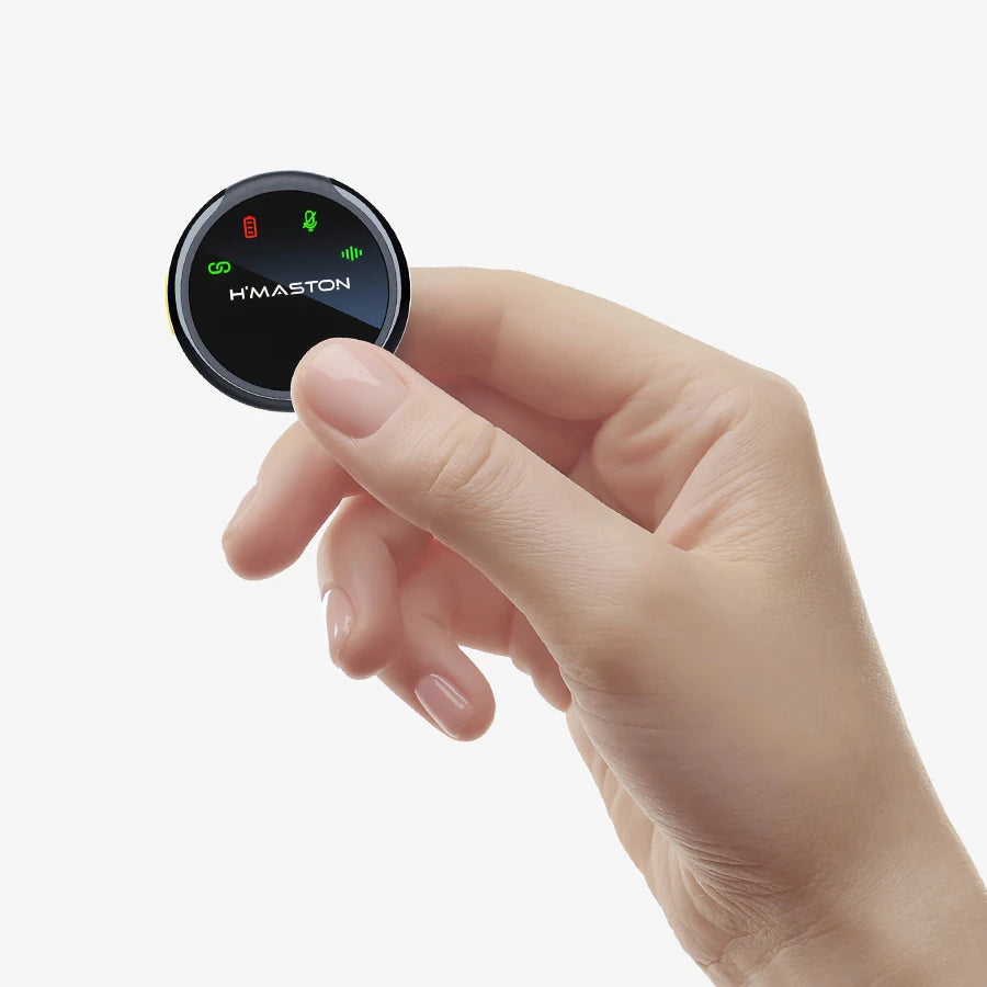 H'Maston MK18 / MK19 Microfone Lapela Sem Fio Anti Ruído Tipo-C