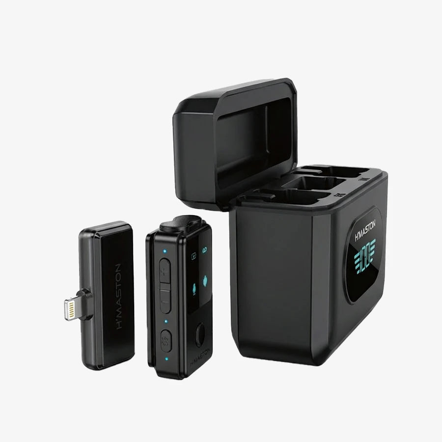 H'Maston MK21 Microfone Lapela Sem Fio Profissional