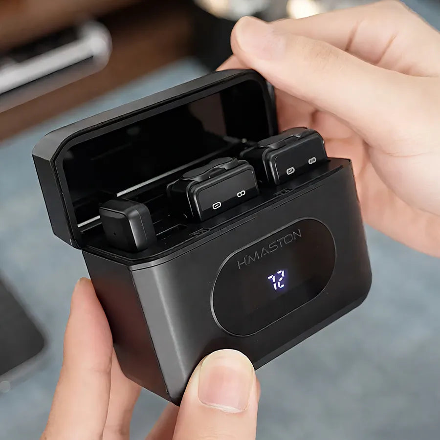 H'Maston MK22 Microfone Lapela Sem Fio Profissional