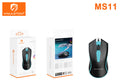 H'Maston MS11 Mouse Gamer com Fio USB RGB Leve e Preciso