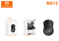 H'Maston MS13 Mini Mouse com Fio USB - Compacto e Iluminado