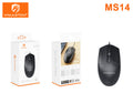 H'Maston MS14 Mouse com Fio USB Ergonômico e LED