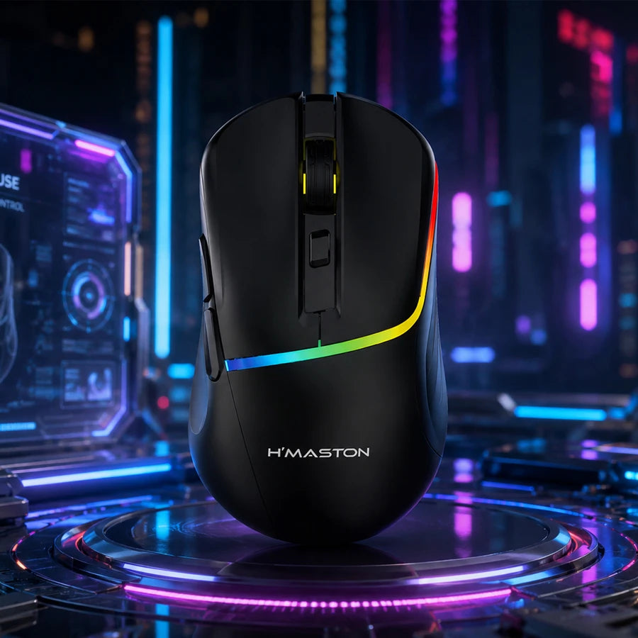 Boston Rgd Mouse Mouse Gamer - RGB LED Ergonômico DPI Ajustável | H'Maston – E-LEADER ...