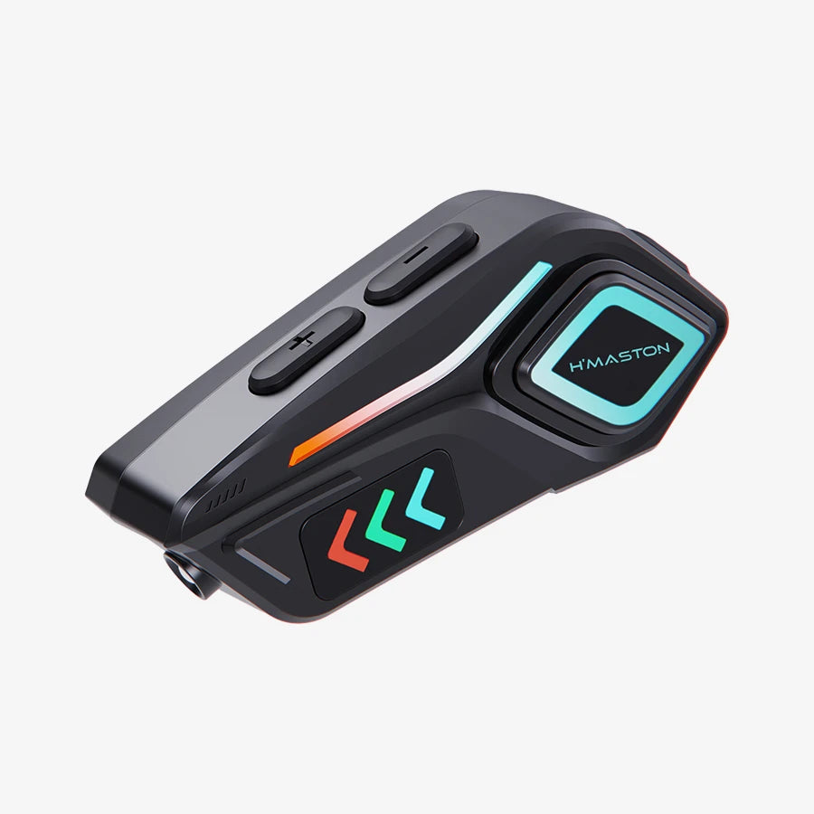 H'Maston MT02 Fone Bluetooth para Capacete com LED e IP65
